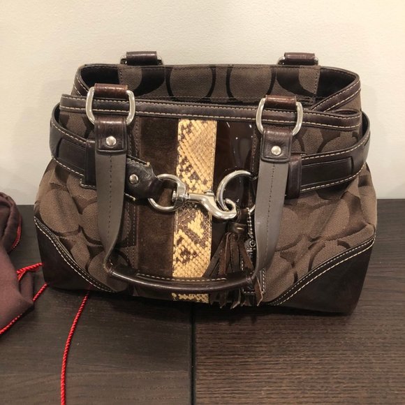 COACH Signature Python - No E06Q - NEW/Never Used - Picture 1 of 5